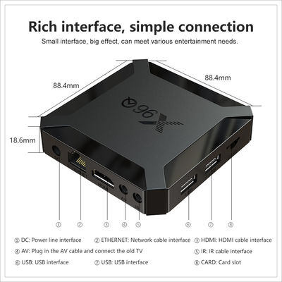 4k IPTV Smart Box Allwinner H313 Android 10 TV Box yang disesuaikan